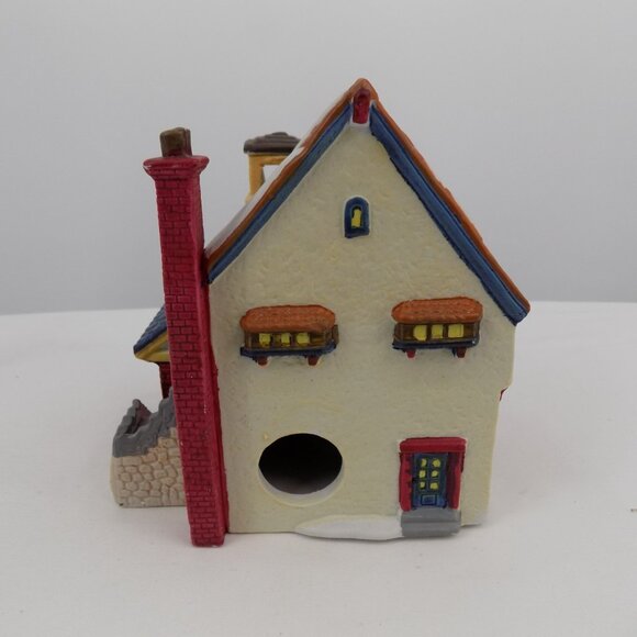 Lemax Dickensvale 11 Piece Lighted Village Set Christmas Decoration Vtg Box FLAW - Picture 4 of 11